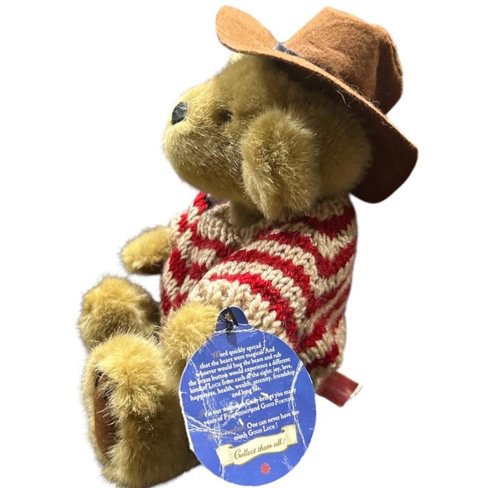 Vtg!”Cody” 1996 The Bass Button Bear Collection - Picture 3 of 9